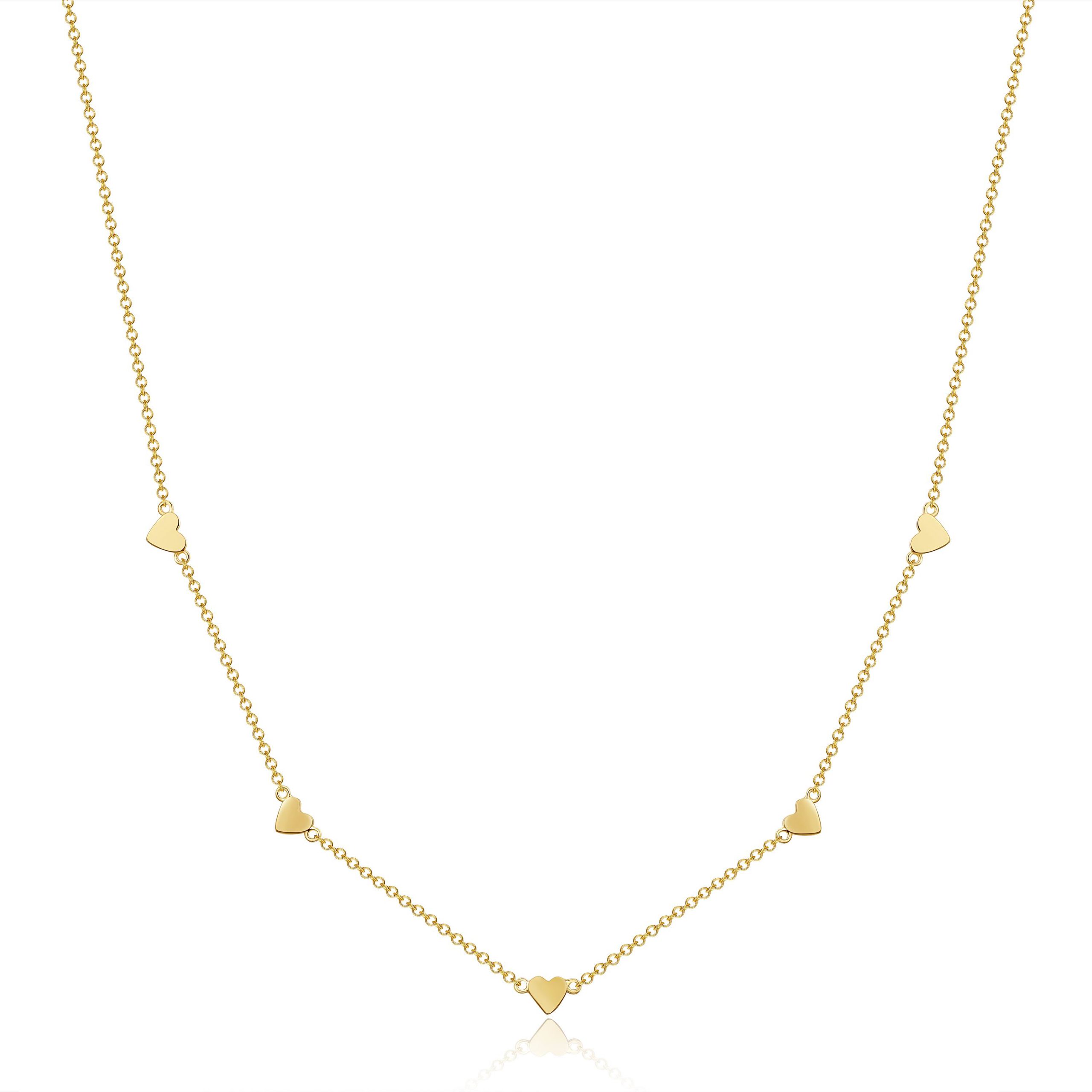 Five Heart Station Necklace – Bailey's Fine Jewelry