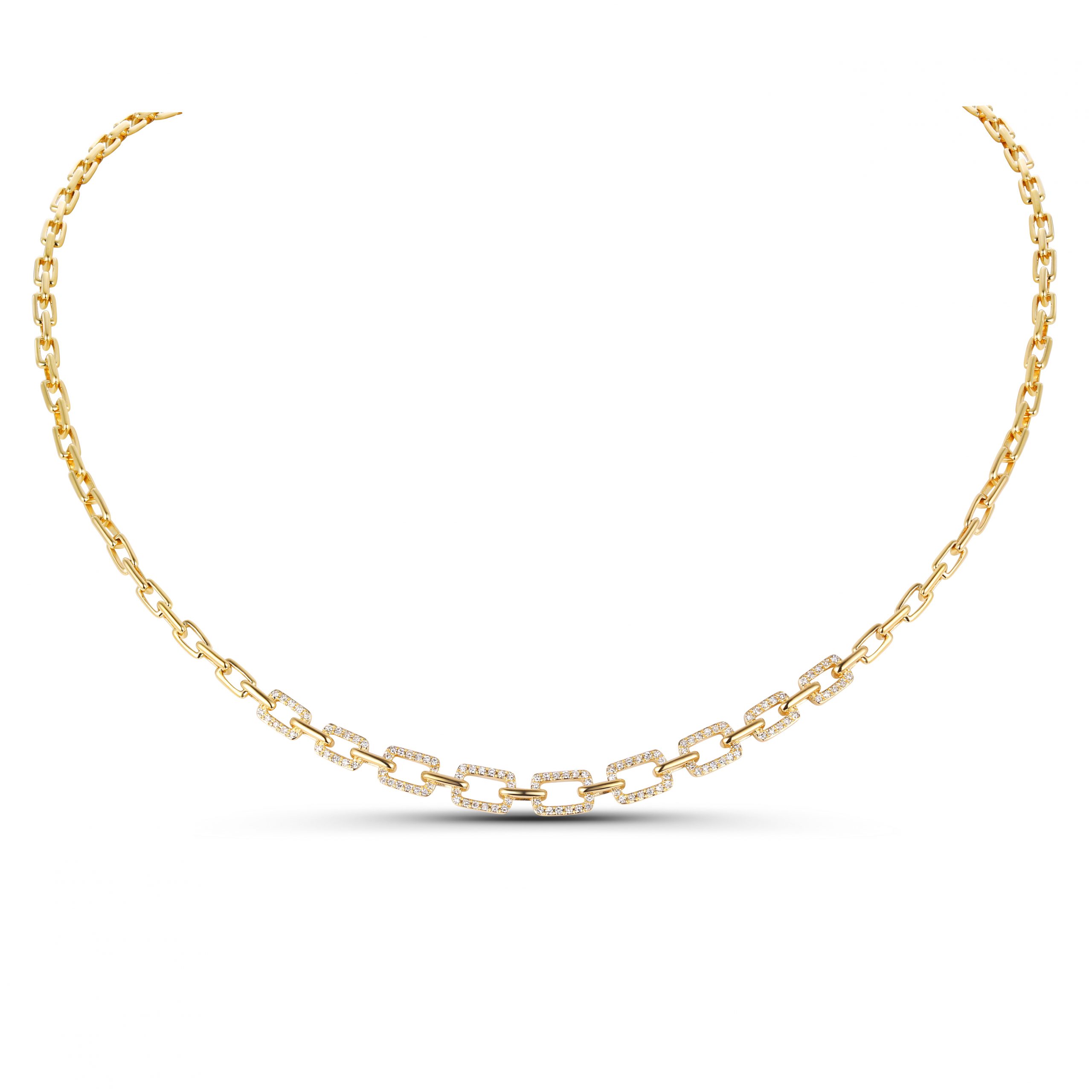 Station Diamond Link Necklace – Bailey's Fine Jewelry