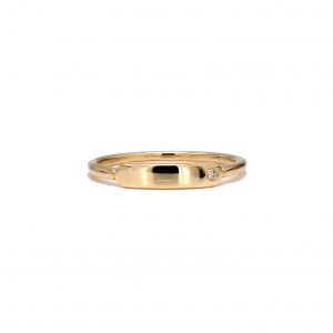 My Story Twiggy Skinny Signet Ring