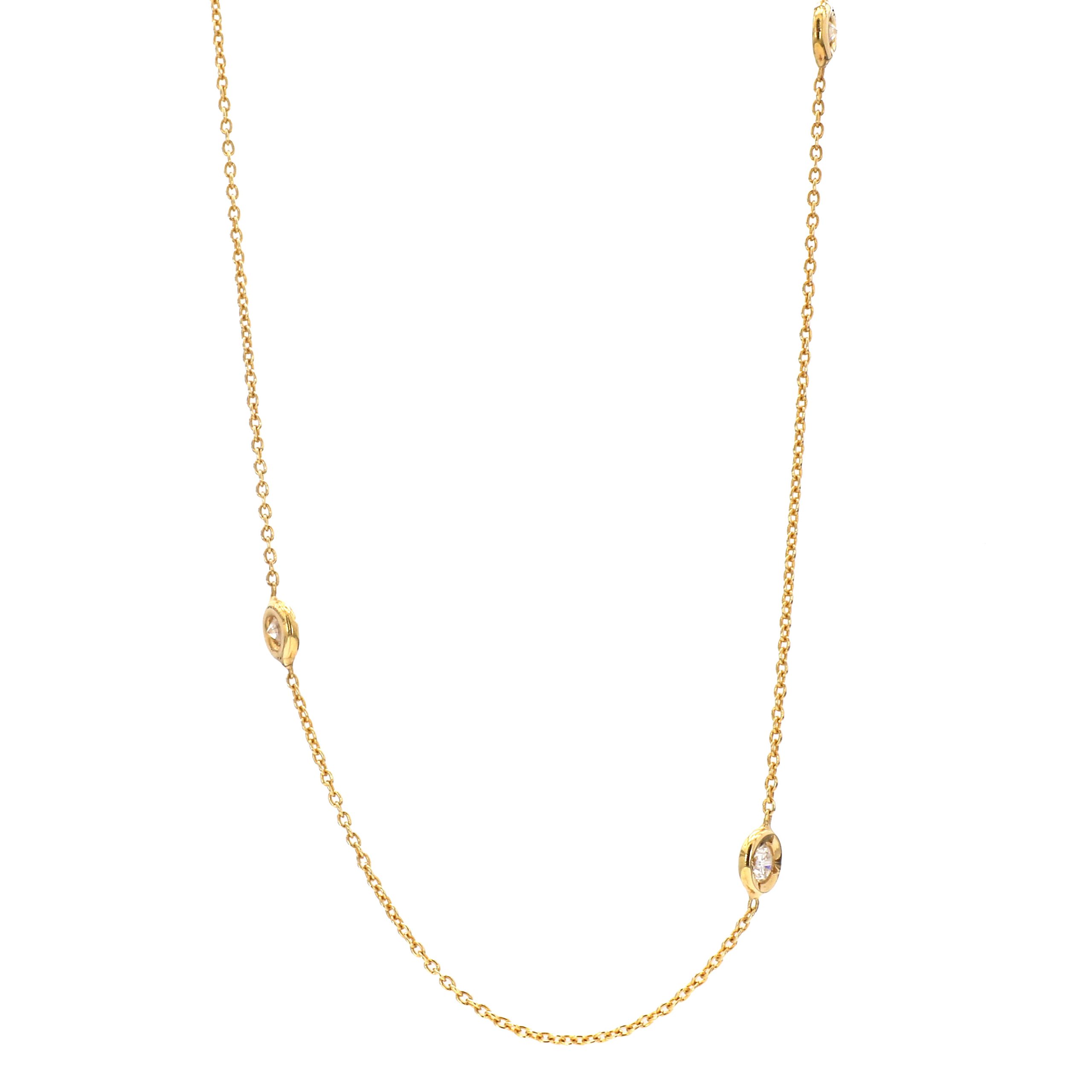 Bailey’s Estate Seven Diamond Stations by the Yard Necklace – Bailey's ...