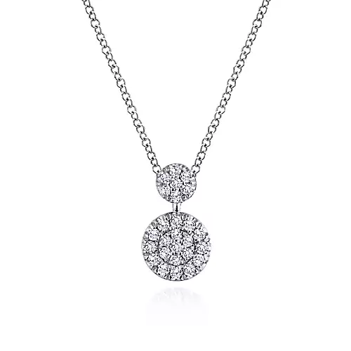 Diamond V Pendant Necklace in 14k Yellow Gold – Bailey's Fine Jewelry