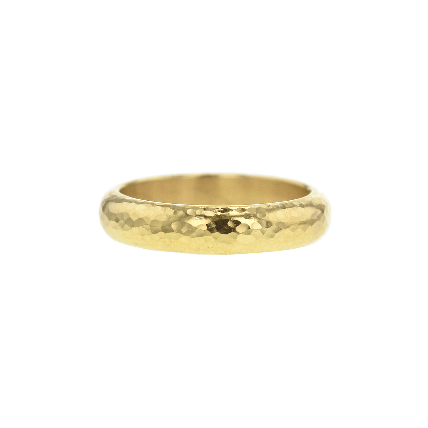 Elizabeth Locke Hammered Gold Stacking Band Ring – Bailey's Fine Jewelry