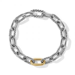 DY Madison� Chain Bracelet with 18K Yellow Gold