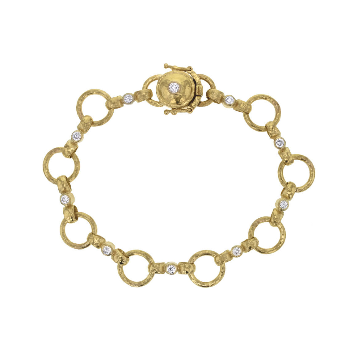 Bracelet with links and locket (BR-448) – Otherwise Jewelry+