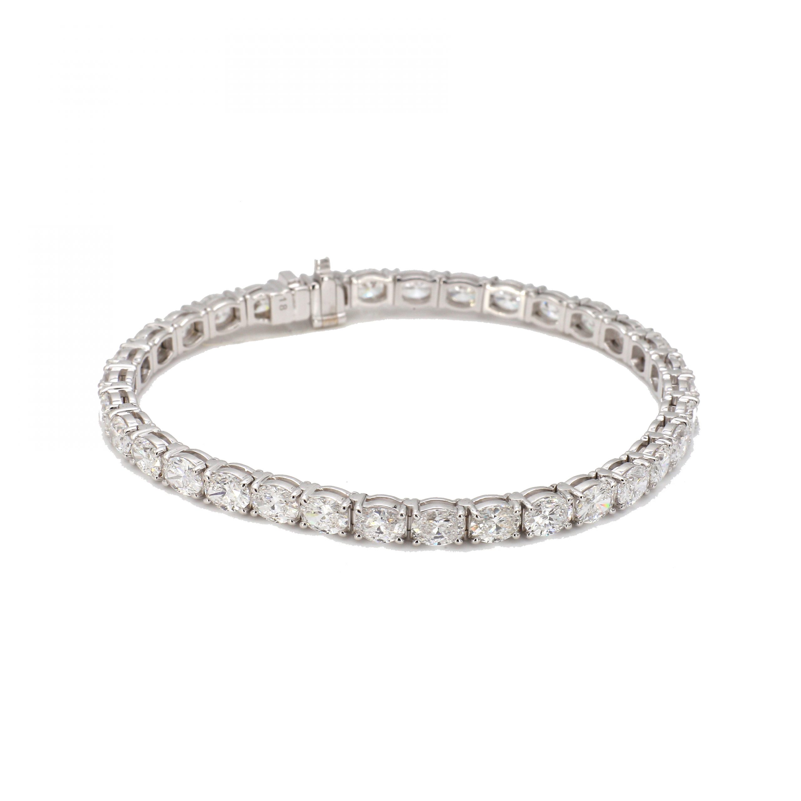 Diamond Oval Cut Tennis Bracelet – Bailey's Fine Jewelry