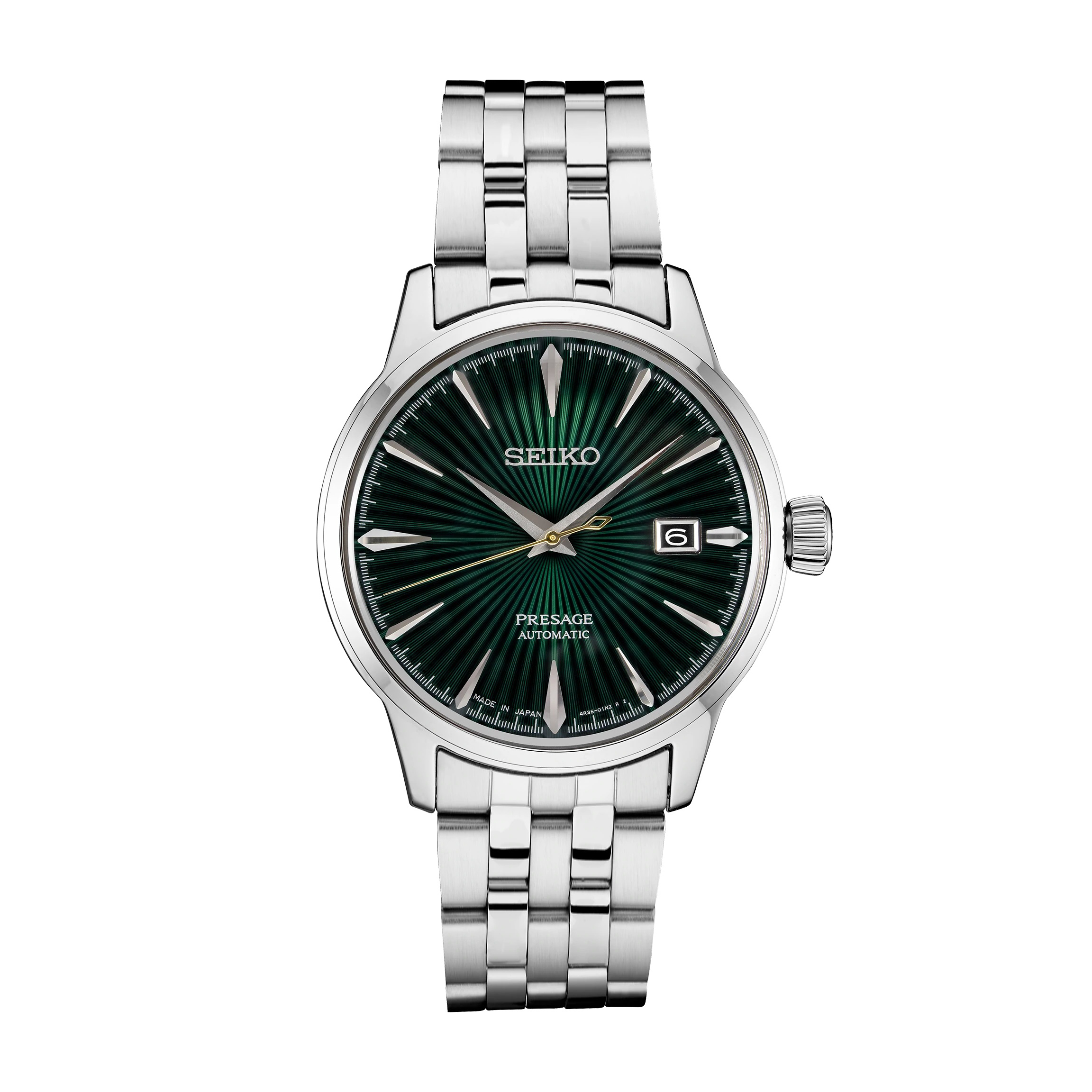 Seiko Presage  Cocktail Time Collection with Green Dial Watch –  Bailey's Fine Jewelry