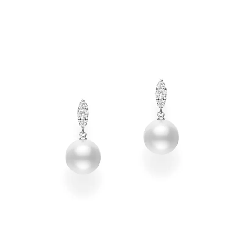 Pearl Earrings with 18K Gold plating for Partywear  Meher Long Pearl  Earrings by Blingvine