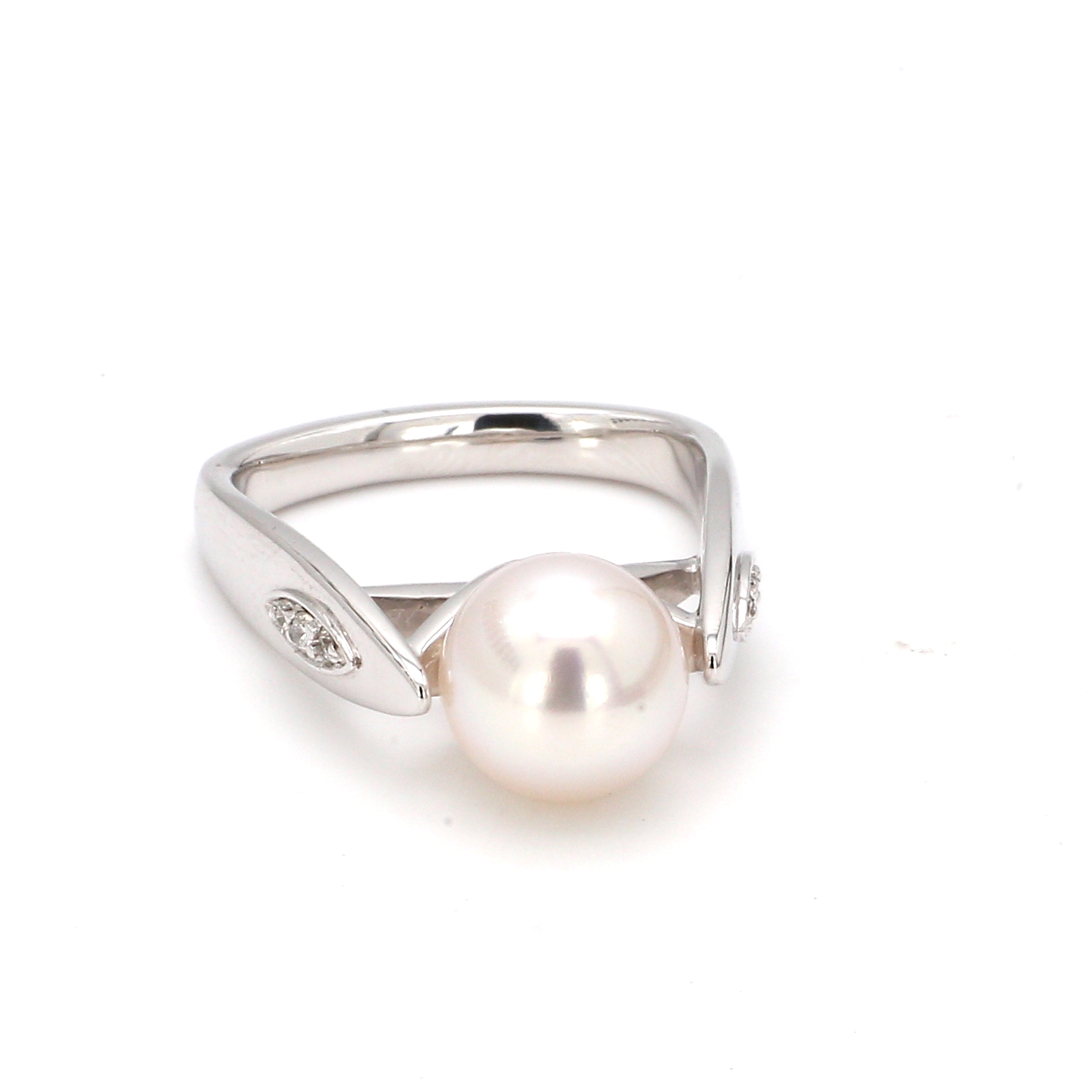 Ornate Jewels Two Pearl Crossover Silver Ring for Women and Girls Sterling  Silver Pearl Rhodium Plated Ring Price in India - Buy Ornate Jewels Two  Pearl Crossover Silver Ring for Women and