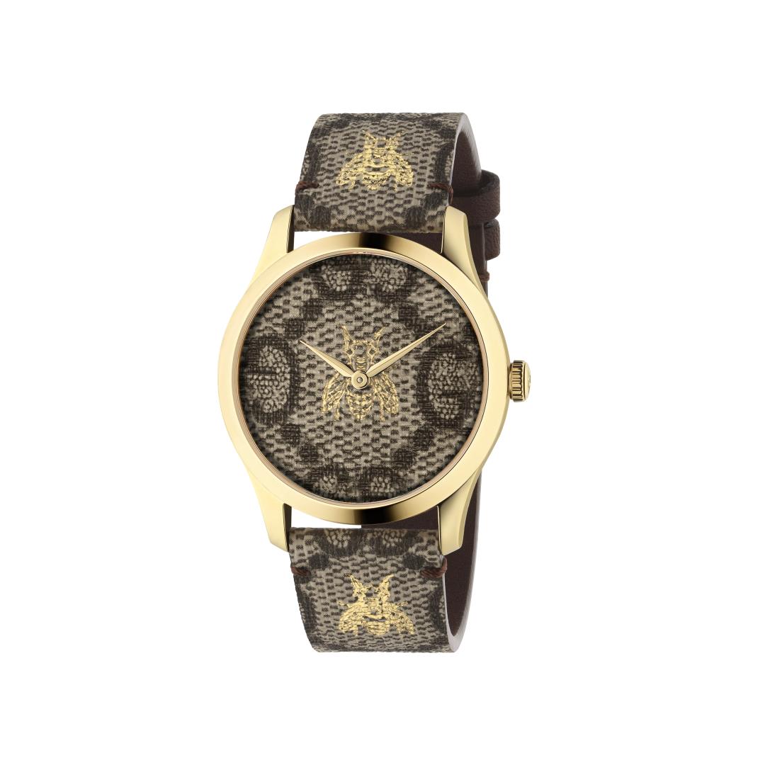 Amazon.com: Ted Baker Fitzrovia Bumble Bee Black Leather Strap Watch  (Model: BKPFZF2059I) : Clothing, Shoes & Jewelry