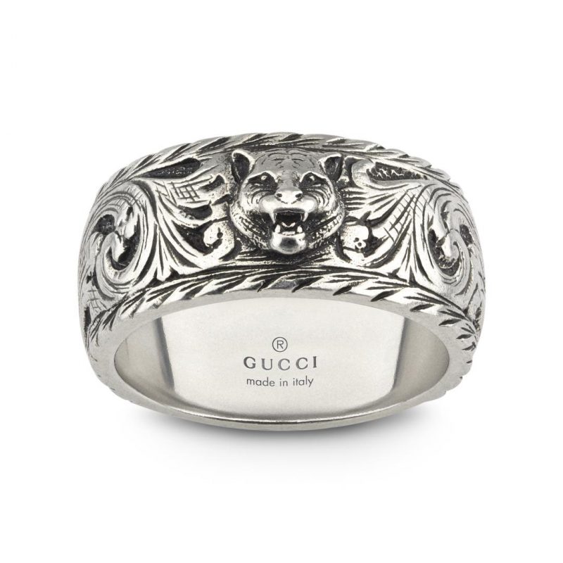 Gucci Garden Feline Head Silver Band Ring – Bailey's Fine Jewelry