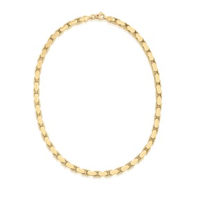 Roberto Coin 18k Yellow Gold Oro Classic Link Chain Necklace