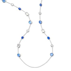 Ippolita Rock Candy Long Mixed-Cut Station Necklace in Corsica Necklaces & Pendants Bailey's Fine Jewelry