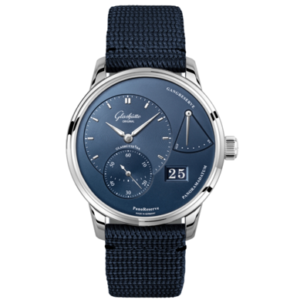 Glashütte Original PanoReserve with Blue Synthetic Strap Watches Bailey's Fine Jewelry