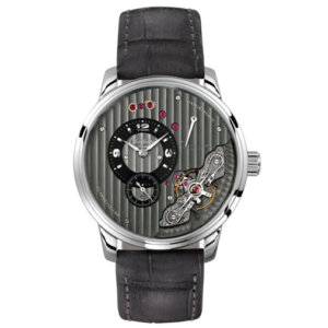 Glashütte Original PanoInverse Watch with Grey Alligator Leather Strap Watches Bailey's Fine Jewelry