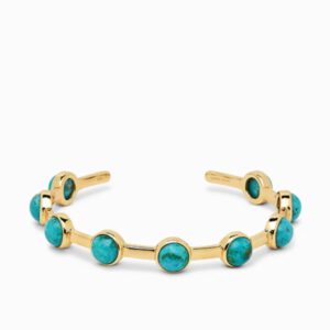 Laura Foote Becky Cuff Bracelet in Mohave Turquoise Bangle & Cuff Bracelets Bailey's Fine Jewelry