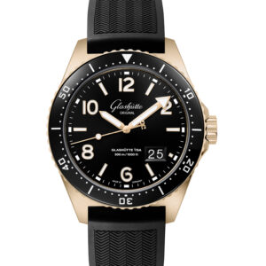 Glashütte Original SeaQ Panorama Date Watch Black Rubber Strap Watches Bailey's Fine Jewelry