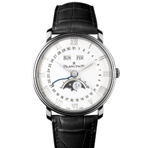 Blancpain Villeret Quantieme Complet Watch 6654 1127 55B Watches Bailey's Fine Jewelry