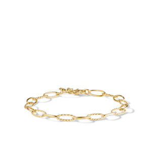 David Yurman Oval Link Bracelet in 18K Yellow Gold, 11.3mm Bracelets Bailey's Fine Jewelry