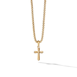 David Yurman Roman Cross Amulet in 18K Yellow Gold, 19mm DY Bailey's Fine Jewelry